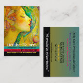 Caregiver flüstert Komfort Beruflich Visitenkarte (Vorne/Hinten)