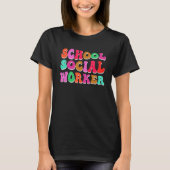 Caregiver for children school social worker T-Shirt (Vorderseite)