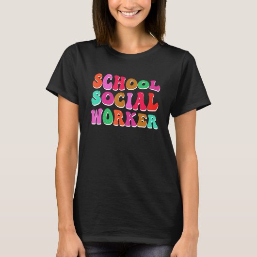 Caregiver for children school social worker T-Shirt (Vorderseite)