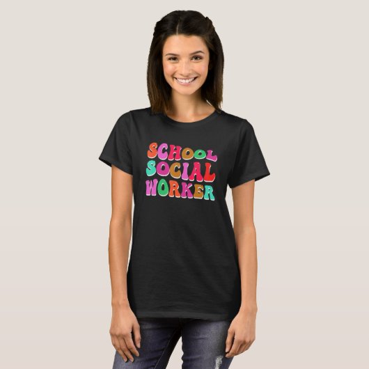 Caregiver for children school social worker T-Shirt (Vorne ganz)