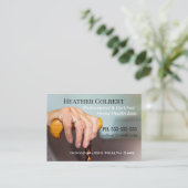 Caregiver-Komfort-schönes berufliches Visitenkarte (Stehend Vorderseite)