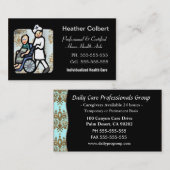 Caregiver-niedliches berufliches visitenkarte (Vorne/Hinten)