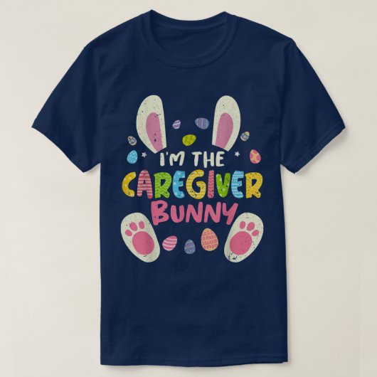 Caregiver Ostermatching Family Party Sonniges Gesi T-Shirt (Design vorne)