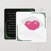Caregiver Recognition Flat Card - Personalisiert . Dankeskarte (Vorne/Hinten)