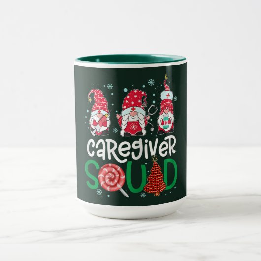 Caregiver Squad Weihnachten Tasse (Zentrum)