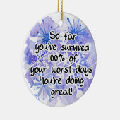 Caregiver Überlebensdekoration Keramik Ornament (Rechts)