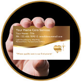 Caregiver Zuhause Health Business Cards Visitenkarte
