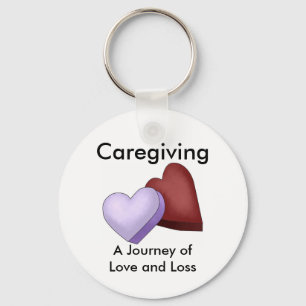 Caregiving, a Journey of Love and Loss Keychain Schlüsselanhänger