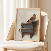 Carel Fabritius Die Goldfinch Art Print Dutch Gold Poster