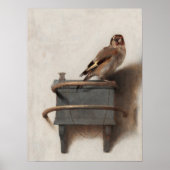 Carel Fabritius Die Goldfinch Art Print Dutch Gold Poster (Vorne)