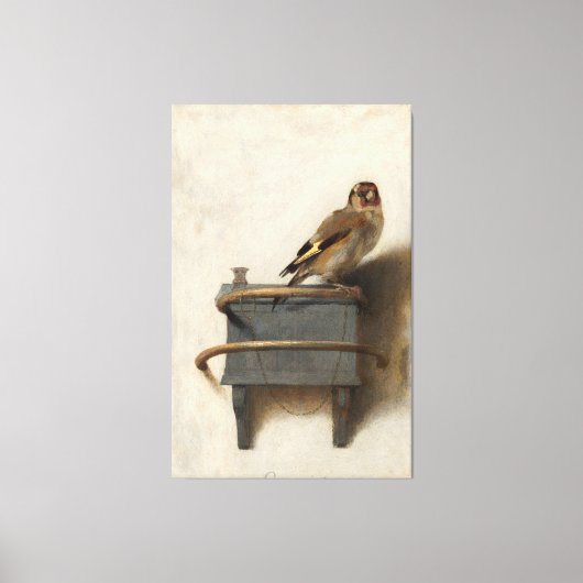 Carel Fabritius - Die Goldfinch Leinwanddruck (Vorderseite)