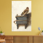 Carel Fabritius - Die Goldfinch Leinwanddruck (Insitu (Wohnzimmer))