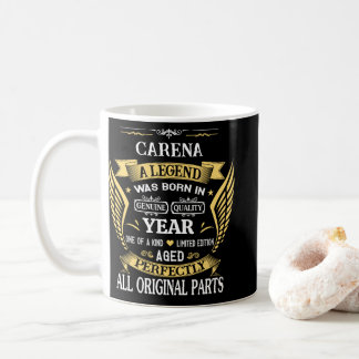 Carena A Legend Was Born Personalized Birthday Kaffeetasse
