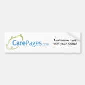 CarePages.com-Gewohnheits-Autoaufkleber Autoaufkleber (Vorne)