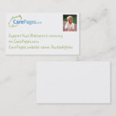 CarePages kundenspezifische Geschäft-groß Karten (Vorne/Hinten)