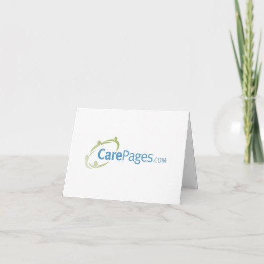 CarePages Logo Notecards - Customizable (Vorderseite)
