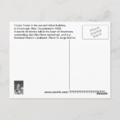 Carew Tower, Cincinnati, Ohio, U.S.A. Postkarte (Rückseite)