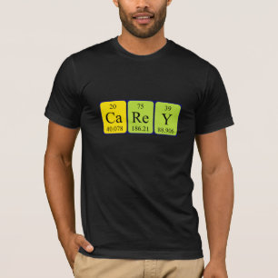 Carey Periodic Table Name Shirt