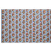 Carf-Wearing Capybara Sipping Coffee T-Shirt Stoff (Fat Quarter (45,7 x 55,9 cm))