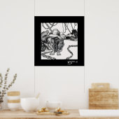 Cargo - Schwarz-Art-Canvas Print Poster (Küche)