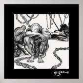 Cargo - Schwarz-Art-Canvas Print Poster (Vorne)