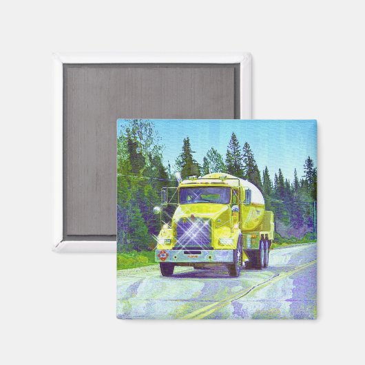 CARGO TRUCK BIG RIG TRUCKERS Geschenke Magnet (Vorderseite/Rückseite)