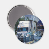 CARGO TRUCK BIG RIG TRUCKERS Geschenke Magnet (Vorderseite/Rückseite)