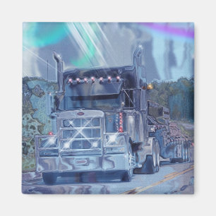 CARGO TRUCK BIG RIG TRUCKERS Geschenke Magnet