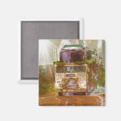 CARGO TRUCK BIG RIG TRUCKERS Geschenke Magnet (Vorderseite/Rückseite)