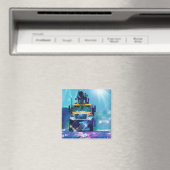 CARGO TRUCK BIG RIG TRUCKERS Geschenke Magnet (In Situ (Geschirrspüler))