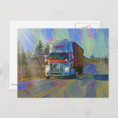 Cargo Truck Big Rig Truckers Geschenke Postkarte (Vorne/Hinten)