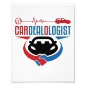 Carhäologe Car Salesman Salesperson Fotodruck (Vorne)