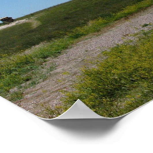 Carhenge, Nebraska Panoramic 2 Poster (Ecke)