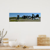 Carhenge, Nebraska Panoramic 2 Poster (Küche)