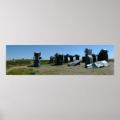 Carhenge, Nebraska Panoramic 2 Poster (Vorne)