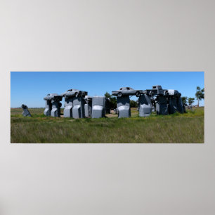 Carhenge, Nebraska panoramisches 1 Poster