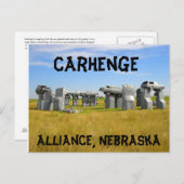 Carhenge Postkarte (Vorne/Hinten)