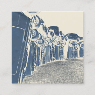 Carhenge Quadratische Visitenkarte