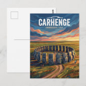 Carhenge USA Postkarte (Vorne/Hinten)