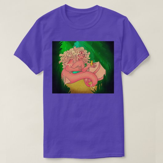 cari in a kelp forest T-Shirt (Design vorne)