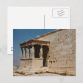 Cariatides - Athen Postkarte (Vorne/Hinten)