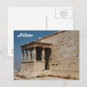 Cariatides - Athen Postkarte (Vorne/Hinten)