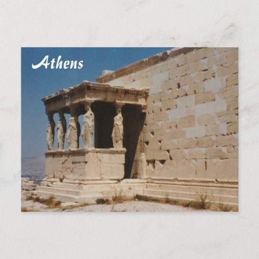 Cariatides - Athen Postkarte (Vorderseite)