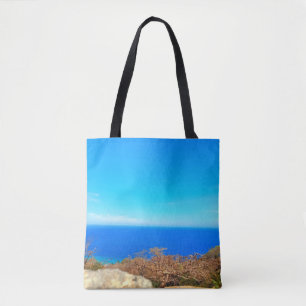 Caribbean Azure Bliss - Alltag Tote Bag Tasche