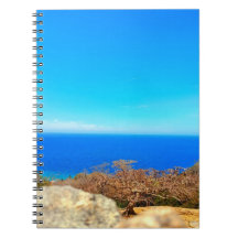 Caribbean Azure Bliss - Ruled-Notebook