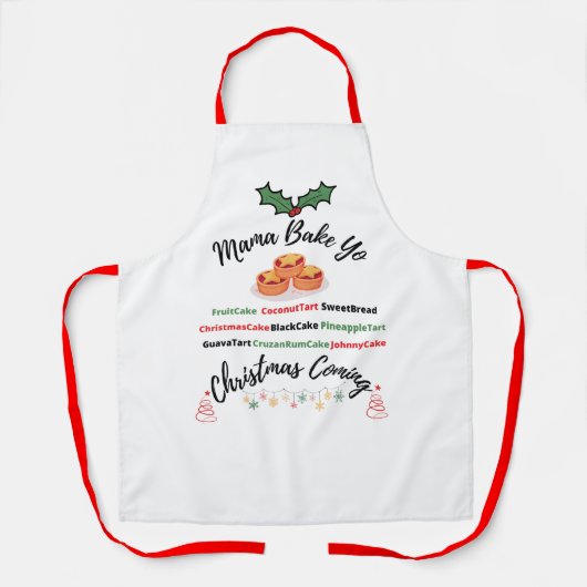 Caribbean Baking Mama Schürze (Vorderseite)
