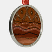 Caribbean Batik - Small Ornament Aus Metall (Rechts)