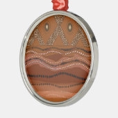 Caribbean Batik - Small Ornament Aus Metall (Links)