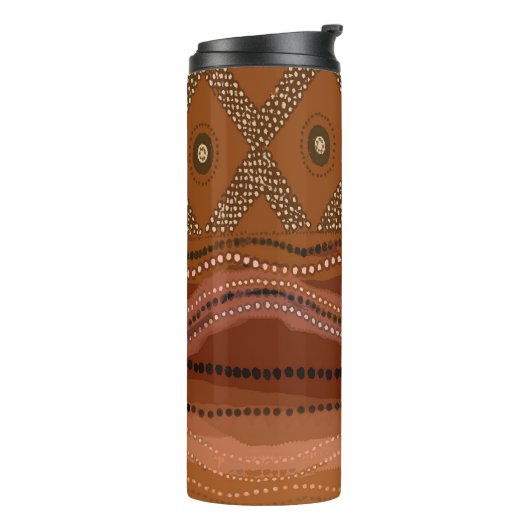 Caribbean Batik - Small Thermosbecher (Nach links gedreht)