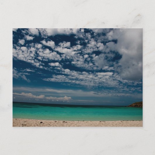 Caribbean Beach 02 Postkarte (Vorderseite)